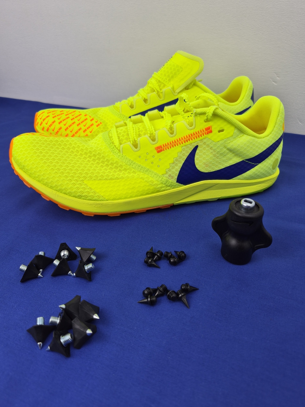 Nike Zoom Rival XC6 Men’s Track Spikes Yellow Racing Sprint Running Shoes 10 US